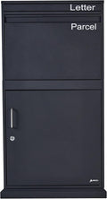 AdirOffice Mailbox - Drop Box with Lock and Keys- Mailbox and Cash Drop Box for House, Apartments and Businesses After Hours Deposits - Outdoor Package Delivery Box - Anti-Theft Resistant