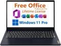 Lenovo IdeaPad 1 15.6' FHD Slim Thin Light Laptop Computer,with Lifetime Office,AMD Ryzen 5 7520U, 8GB LPDDR5,256GB SSD, Windows 11 Pro, WiFi 6, 9Hr Battery Life,Abyss Blue,