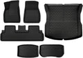 Auto Parts Compatible with Tesla Model 3 2024 Highland XPE Floor Mats All Weather Car Floor Mats Front Rear Frunk Cargo Liner Set Anti Slip Waterproof(6PCS LHD)