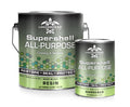 Loggerhead Supershell All-Purpose Industrial Grade Epoxy Sealer & Resurfacer - 1 Gallon Kit | Chemical and Corrosion Resistant | 100% Solids and No VOCs | Multiple Applications and Eco-Friendly