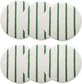 Quality Chemical Low-Profile Carpet Bonnet with Green Scrubber Strips - Perfect for Hardwood, Area Rugs, and Thick Carpet - and Rotary Floor Brushes & Pad Drivers - 21' (Pack of 6)