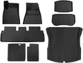 Compatible with Tesla Model 3 Highland 2024 TPE Floor Mats,RHD LHD Floor Mats All Weather Waterproof Non-Slip Cargo Liner Accessories(RHD 8PCS HX3)