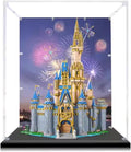 Display Case for Lego Disney Castle 43222, Dustproof, UV-Protected, Custom Fit Showcase, Gifts for Lego Lovers, Storage (Theme B-82*62*37cm)