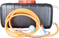 Outdoor Camping Tank Plastic Storage Water Container, Summer Home Bath Shower Bucket Emergency Storage Water Tank with Shower Head and Hose, Travel Camping Solar Heating Hot Water Bucket