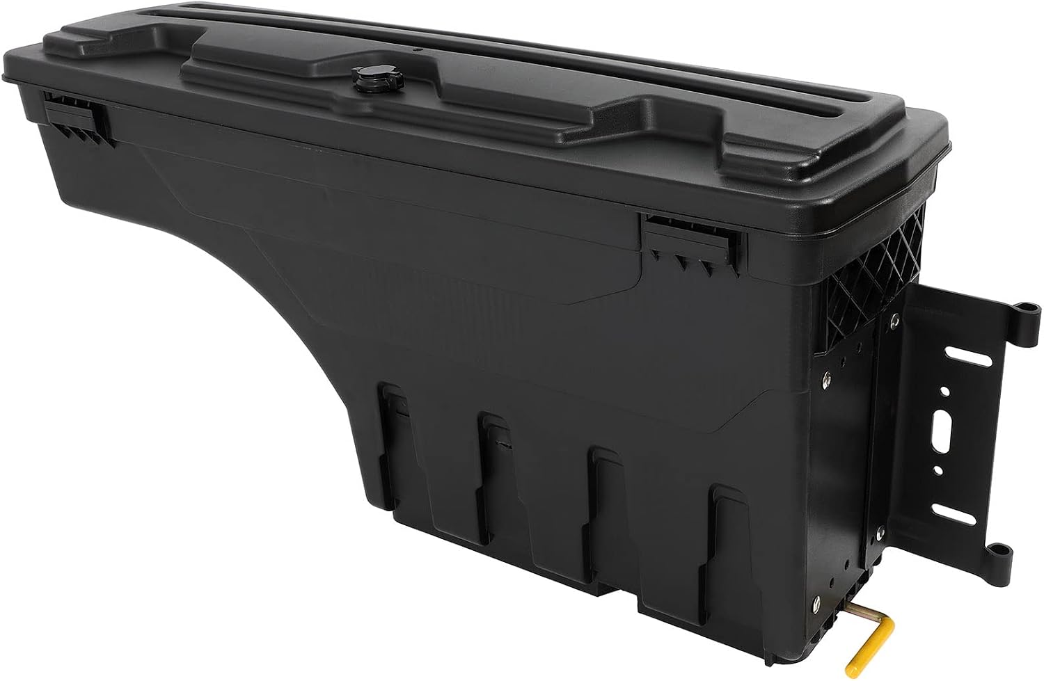 SCITOO Truck Bed Tool Box for Ford F-250 Super Duty for F-350 Super Duty 2017-2022 Right Passenger Side,Multi-Compartment Dividers Organized Storage,Heavy Duty & No-Drill Installation