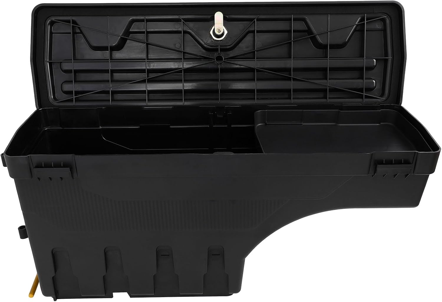 SCITOO Truck Bed Tool Box for Chevrolet Silverado for GMC Sierra 2008-2019 Left & Right Side,Multi-Compartment Dividers Organized Storage,Heavy Duty & No-Drill Installation