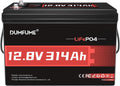 12V 300Ah (314Ah) Lithium LiFePO4 Battery,200A BMS 4019Wh Rechargeable Lithium Iron Phosphate Battery for Solar Energy Storage,Backup Power,RV,Camping