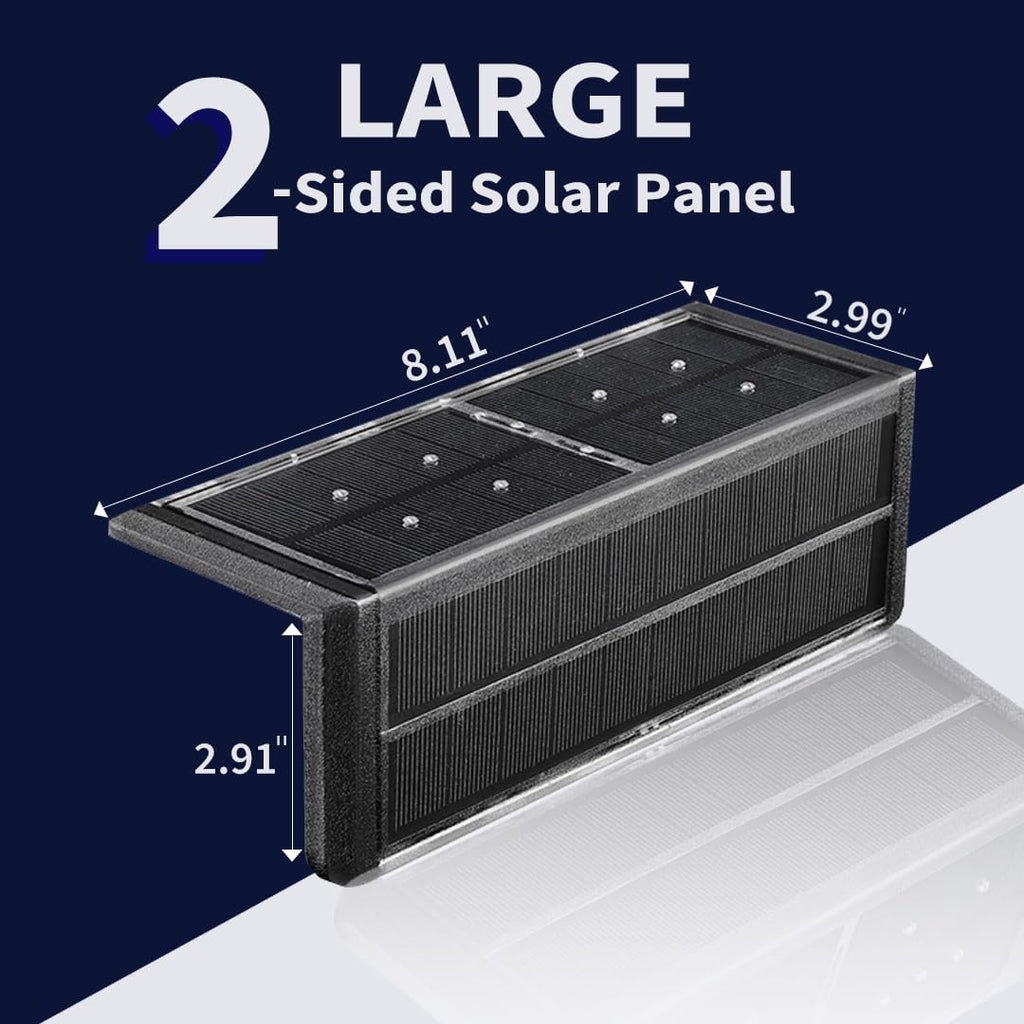 SHONELIGHTING Pool Light, Solar Powered Poolside LEDs for Inground Pool, Ultra-Thin 2-Way Lighting for Deck, Edge, Wall, Step, Outdoor Waterproof Stainless Steel for Swimming Pool (Warm White, 6 Pack)
