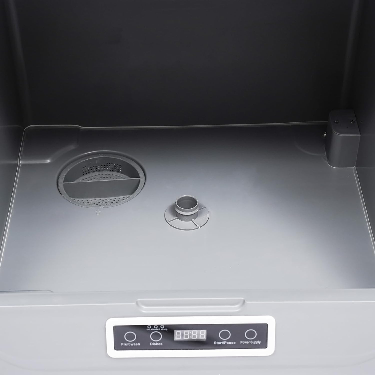 800W Portable Countertop Dishwasher for 4-6 Sets Tableware, No Installation Needed, Mini Dish Washing Machine with 8L Water Consumption,Compact White Dishwasher,IPX1,0.02-1.00Mpa