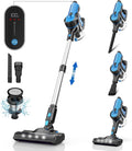 Cordless Vacuum Cleaner, 33000pa Stick with Smart LED Display, Max 50 Mins Runtime, Anti-Tangle Lightweight Handheld for Hard Floor Carpet Pet Hair Home