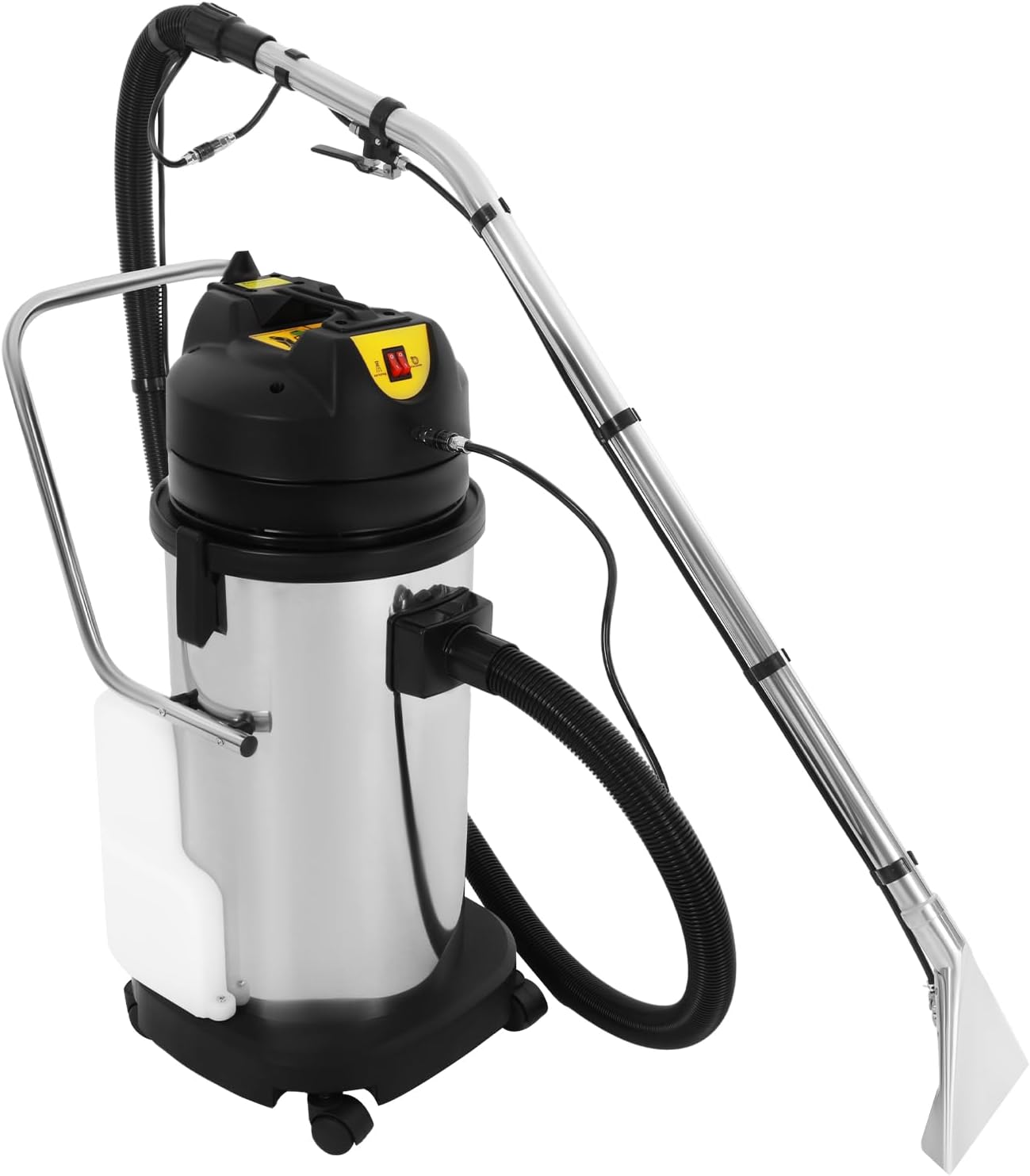 Commercial 40L 3-in-1 Carpet Cleaner & Extractor, 1000W Heavy Duty Floor Cleaning Machine with Vacuum, Spray & Washing Functions for Home, Hotel & Office Use