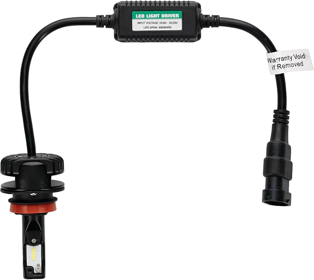 Tiger Lights TLHL-H11 12V LED Headlight Conversion Kit Compatible with/Replacement for General Electric H11 1.2 Amps, 16 Wattage, 1400 Lumens, (2) LED Light Bulbs Off-Road Light