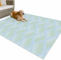 Outdoor Rug 4x6ft Geometric Art Minimalist Style Patio Area Rugs Waterproof Easy Cleaning Non Shedding Thick Mats Abstract Carpet for Indoor Outdoor Porch Deck Backyard Balcony
