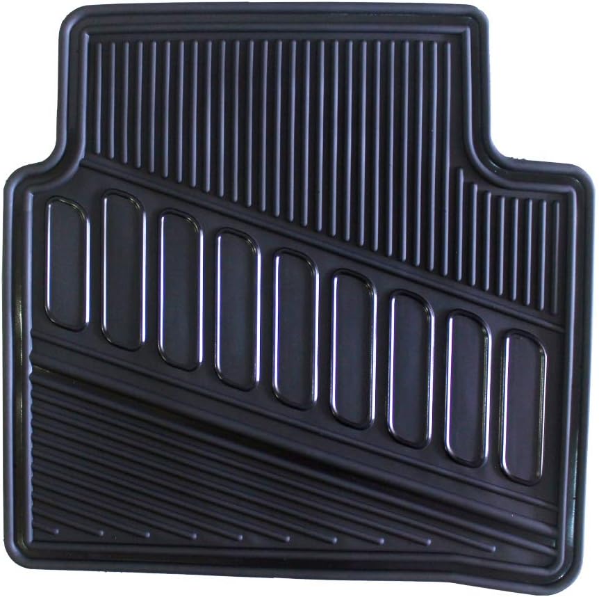 Car Floor Mats for Nissan Maxima OEM Genuine - All Weather-Rubber-Heavy Duty - (2016,2017,2018,2019,2020,2021,2022,2023) Complete Set (Black)