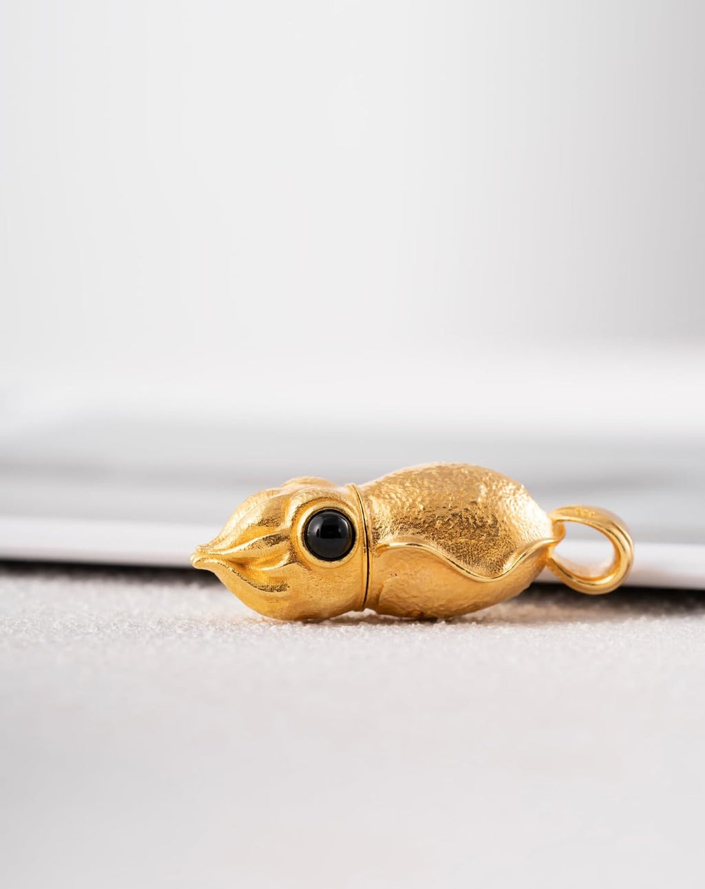 COPPERTIST.WU Cuttlefish Box Opener Pendant Necklace Cute Box Cutter Dangle Charm Squid Jewelry Gift for Men Women (Chain not included)