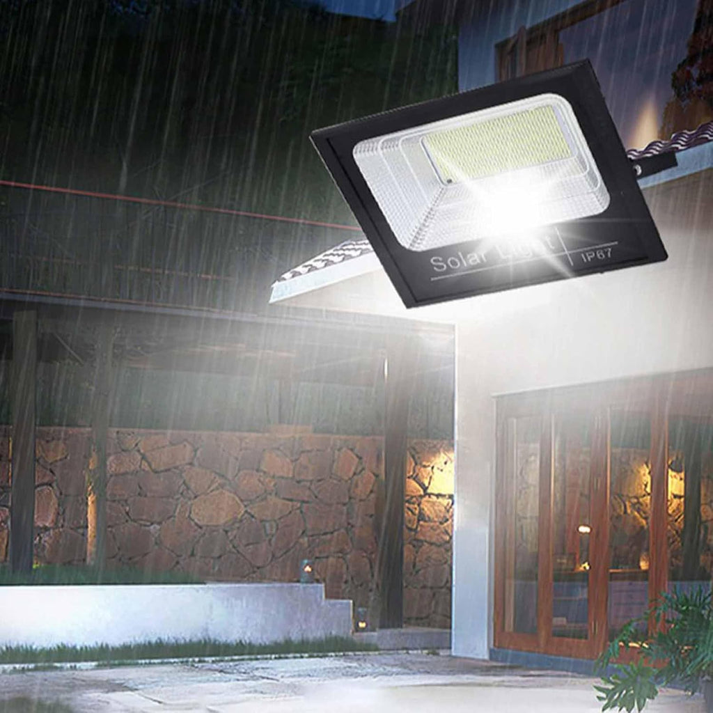 Ultra Bright Courtyard Emergency 600W Solar Light Timer Remote Control IP67 Waterproof Outdoor Solar Floodlight 20000Mah for Patio, Pathway