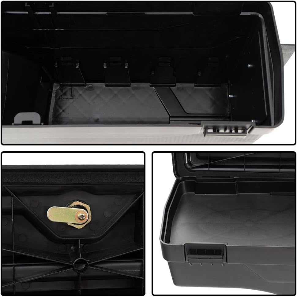 G-PLUS Truck Bed Storage Box Compatible With Ford F250 F350 Super Duty 2017-2020,Tool Box Left 2PCS Set Driver & Right Passenger Side