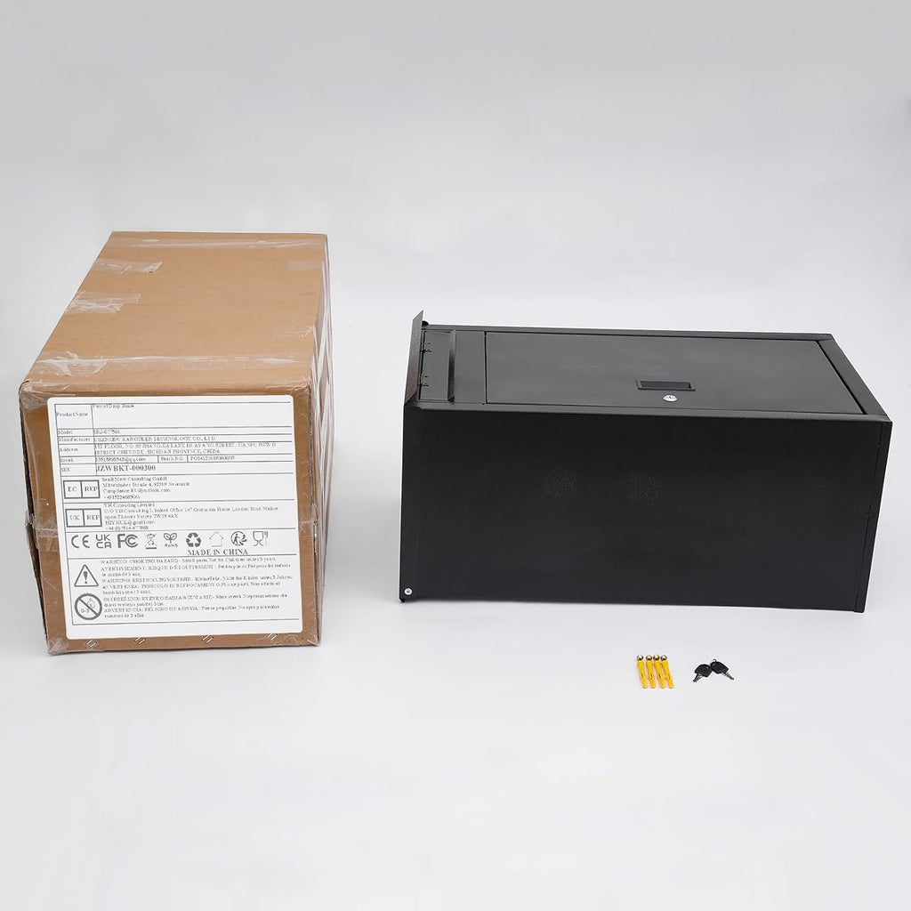 Package Delivery Box, Wall-Mounted Curbside Mailbox, Large Anti-Theft Boxes Extended Edge Mail Throwing Port Free Standing Mailbox w/Key Lock, Anti-Theft Board, 2 Keys (Wall Mounted/Free Standing)