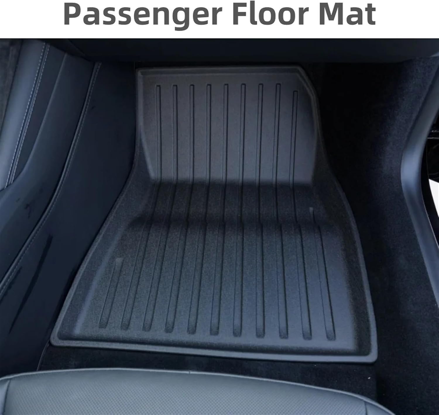 Compatible with Tesla Model 3 Highland 2024 TPE Floor Mats,RHD LHD Floor Mats All Weather Waterproof Non-Slip Cargo Liner Accessories(LHD 8PCS HX3)