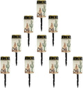 Western Cowboy Cemetery Lights for Grave, Outdoor Solar Garden Pathway Lights - Solar Powered Lanterns for Yard, Patio, Driveway