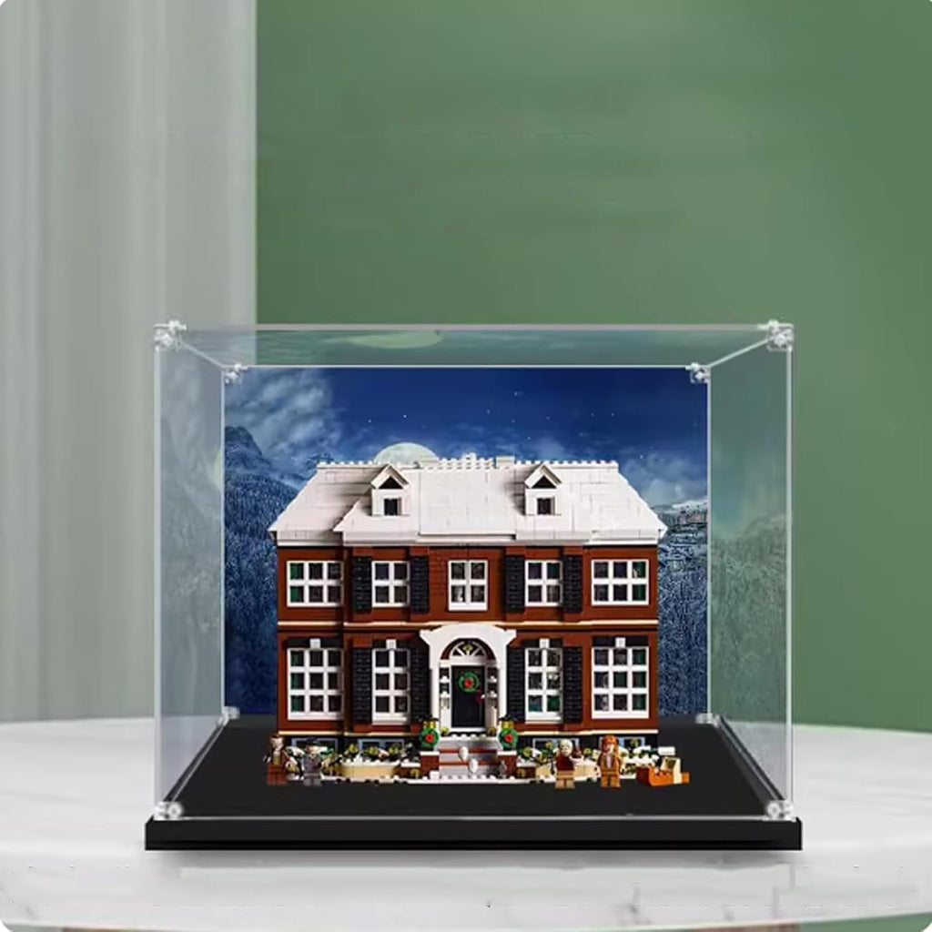 Acrylic Display Case for Lego Ideas Home Alone McCallisters' House 21330, Ultimate Display Solution for Model Collectibles - Protect Your Models (Theme B-42*40*34cm)