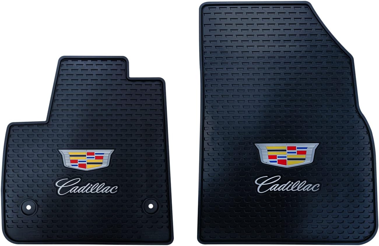 Lloyd Mats Custom-Fit All-Weather Rubber Floor Mats for Cadillac XT6 2020-ON 2PC Fronts