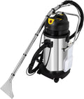40L/11gal Commercial Carpet Cleaner Machine, 1034W Heavy Duty Extractor Vacuum Washing Machine Multifunctional Cleaning Machine With Mobile Tires Carpet Sofa Curtain Cleaner (2 Packages)