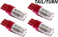 Diode Dynamics Turn/Tail Light LEDs compatible with Chevrolet Colorado 2015-2026 (four), 7443 HP11 Red