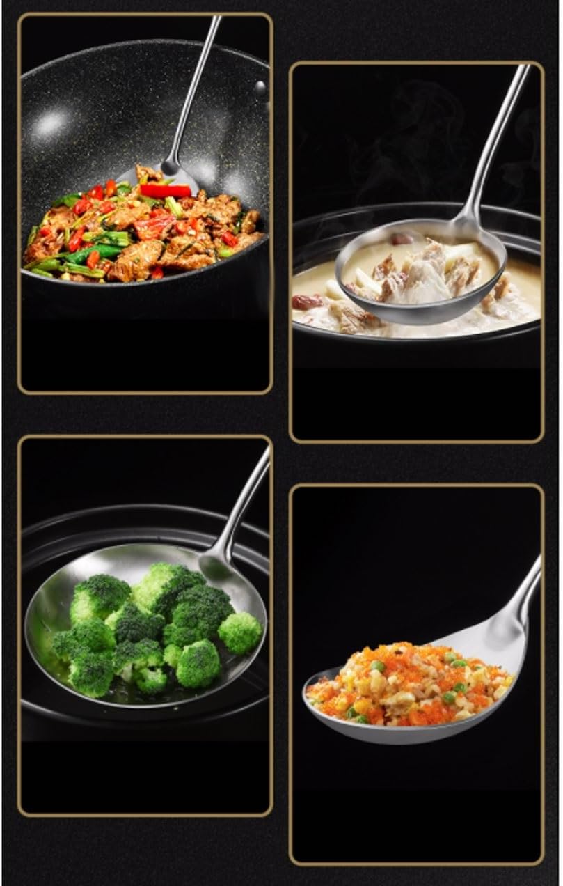 Stainless Steel Cooking Utensils Spoons Spatulas Kitchen Cookware Bakeware Gadgets Tools 5 Pieces Sets