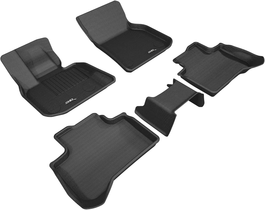 3D MAXpider Custom Fit Kagu Floor Mat (Black) Compatible with BMW X3 (G01) 2018-2026 / X4 (G02) 2019-2026 - Full Set