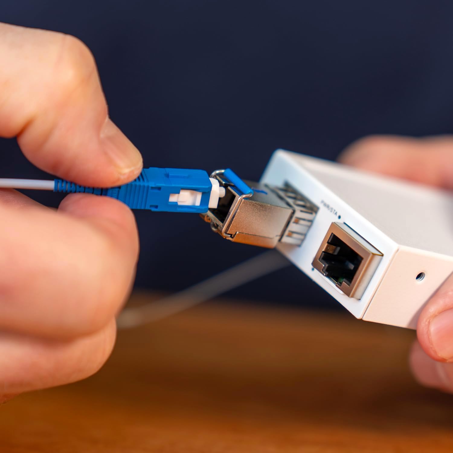 Home Fiber Kit: Wired Internet Where You Need It – Create a Nearly Invisible Wired Connection for Wi-Fi, Gaming, and More – Ultra-Thin 0.6mm Fiber, DIY Installation, Up to 1Gbps Speed