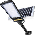 9000 Watt Solar Street Lights Outdoor, Dusk to Dawn IP67 Security Led Flood Light Lamp with Remote Control Mounting Pole and Bracket Garden, Street, Court, Parking Lot