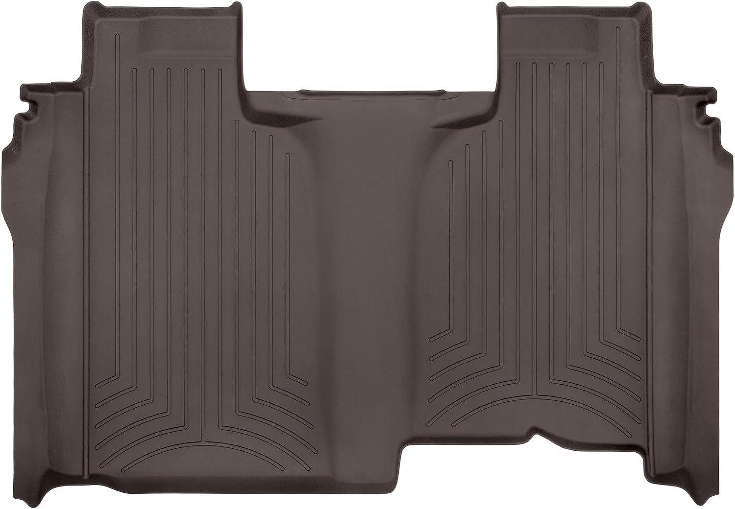 WeatherTech FloorLiner HP Custom Fit Floor Mats for Chevrolet Silverado 1500 LTD, Silverado 2500HD/3500HD, Silverado 1500-2nd Row (4714365IM), Cocoa