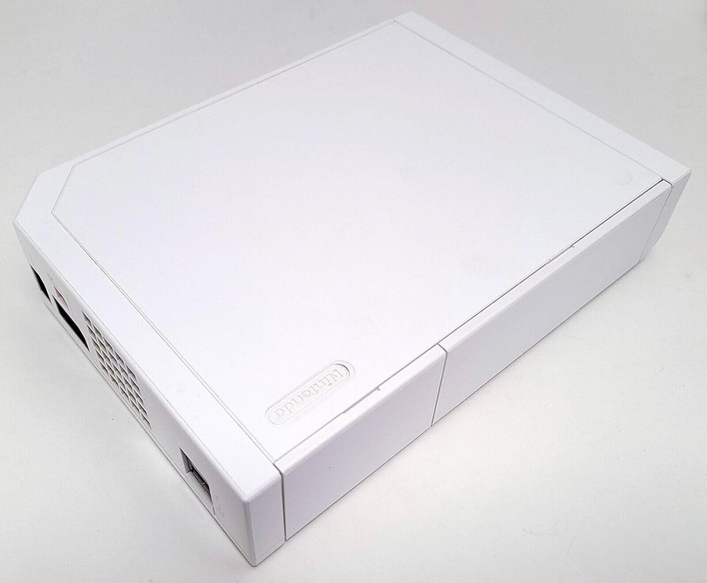 BOXED Nint endo Wii RVL-001 Console - White Retro Gaming System with Up-To-Date Wii-Mote Controller Bundle (Renewed)