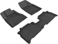 3D MAXpider All-Weather Floor Mats for Lexus RX330 / 350 2004-2009 Custom Fit Car Floor Liners, Kagu Series (1st & 2nd Row, Black) (L1LX03901509)