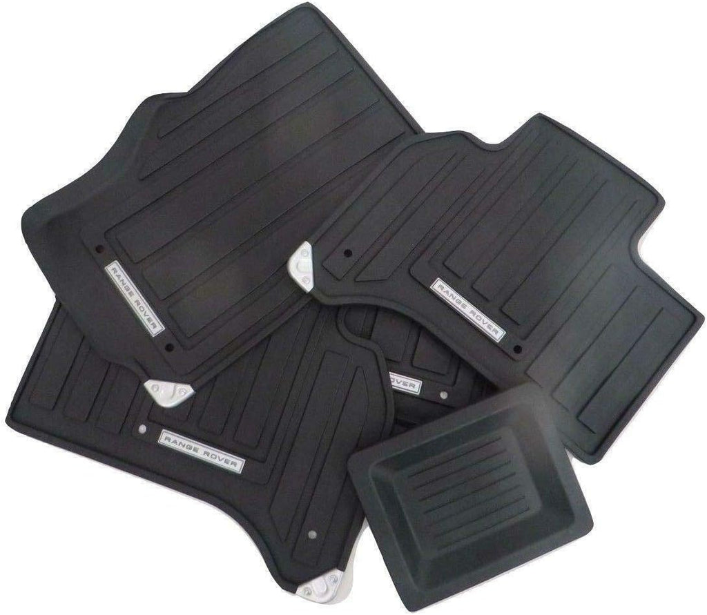Land Rover Genuine Premium Rubber MAT Set Compatible Range Rover L405 2013-2017 for Left Hand Drive, Standard Wheel Base Models ONLY, Part # VPLGS0150