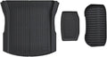 Compatible for Tesla Model Y 3 2021 to 2023 LHD All TPE Floor Mats Trunk Mat Cargo Liner Left Rudder Foot Pads Car Accessories(Style B)