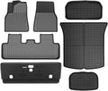 Compatible with Tesla Model Y 7 Seater and Model Y 5 Seat All Weather TPE Waterproof Anti-Slip Floor Mat Cargo Liner 2020-2023 Accessories(Y-5-Seat FTK-7-LHD)