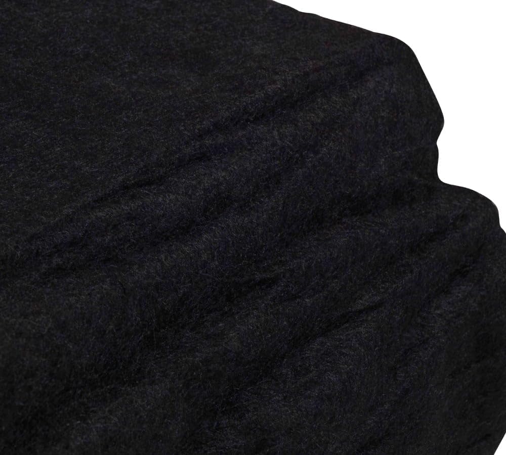 Mytee Products 2 Pack 7'x13' Black Pre Tarp Blanket with Grommets for Tarp & Cargo Load & Protection - Heavy Duty Textile Moving Blankets for Packing & Shipping Furniture - Non-Abrasive Surface