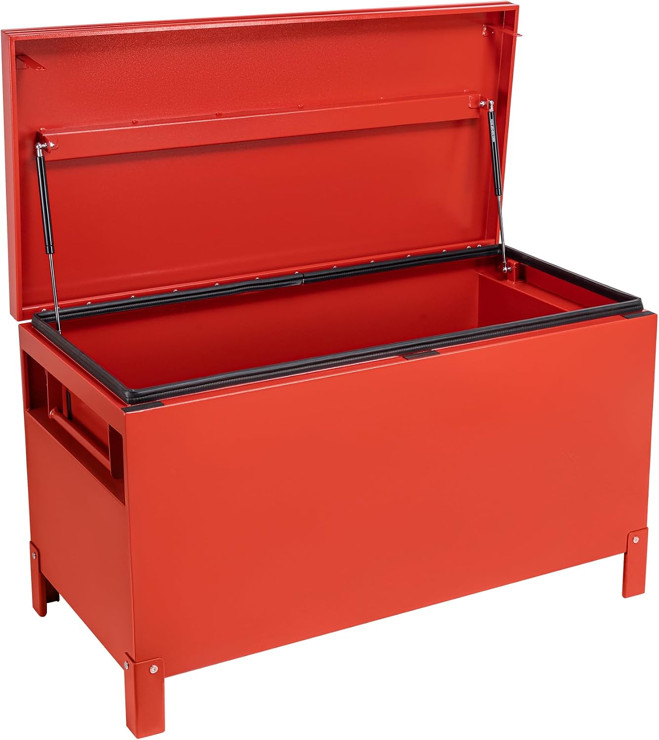 Aluminum Truck Tool Box Jobsite Storage Box Toolbox Chest Cabinet Heavy Duty Truck Bed Toolbox Gangboxes Tools Organizer Pick Up Truck Bed RV Trailer With Side Handles