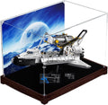 Acrylic Display Case for Lego 10283 Space Shuttle Discovery Building Set– Dustproof Display Box & Showcase, Display Box Compatible with Lego 10283 -Only Display case (Back Spray 2)