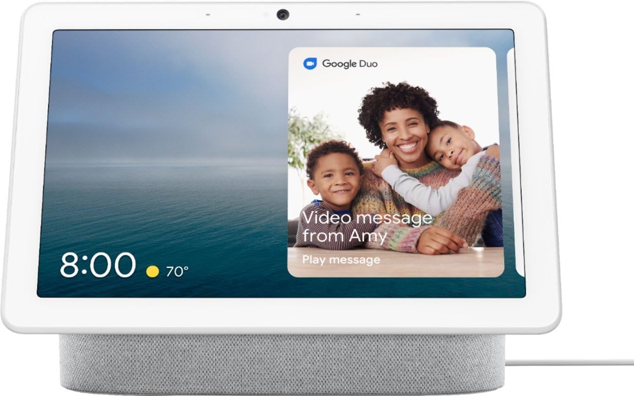 Google Nest Hub Max 10' Smart Display with Google Assistant - Chalk