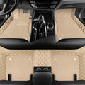 Car Floor Mats for Grand Highlander 7 Seater 2024 2025 Custom Full Coverage Double Layer Protective Carpet Mat Foot Pads Accessories,BlackNO.296(Beige)