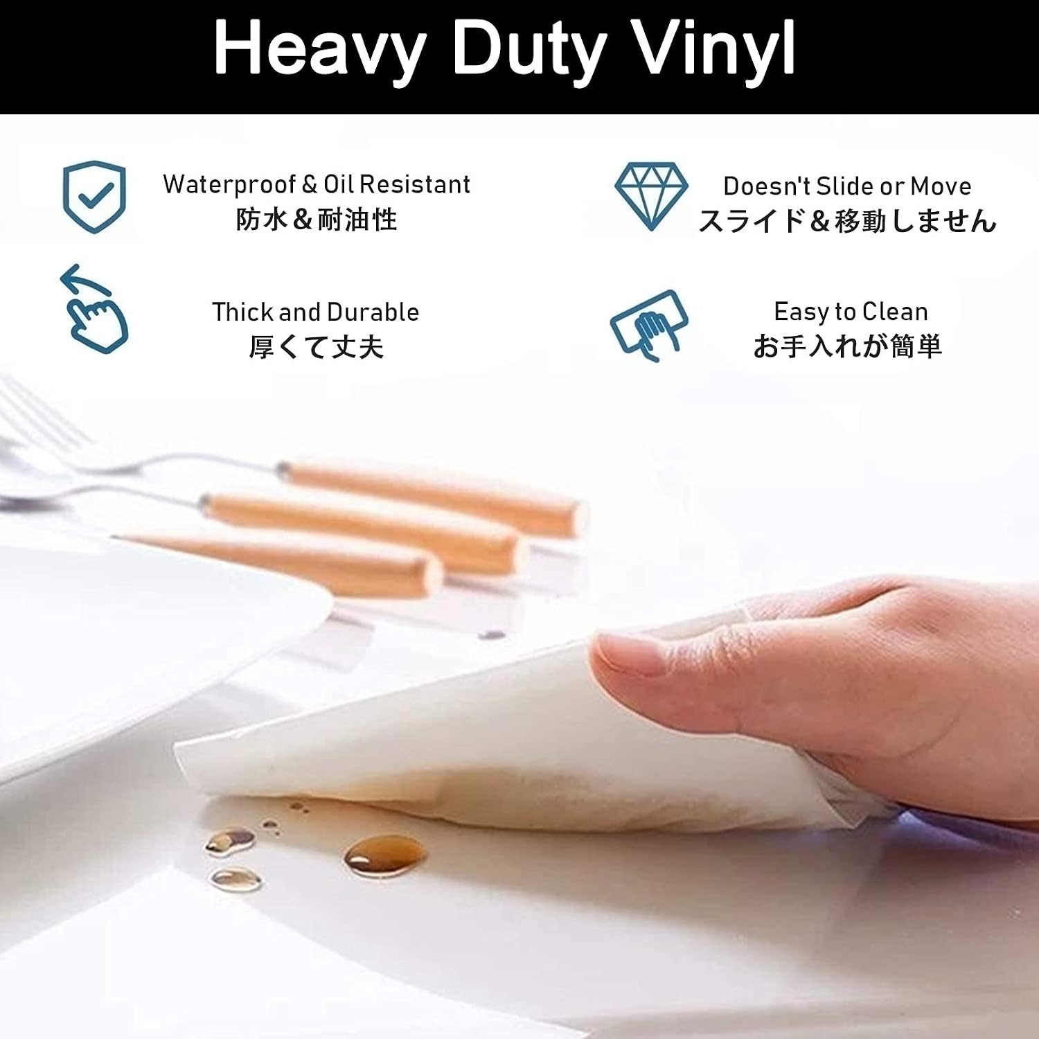 Clear Floor Protector Mat Waterproof, Hardwood Floors Carpet Pad for Exercise Equipment Table Rolling Chair Pets, Non Skid Transparent Vinyl Plastic Runners Mats(2 x 4ft/61 x 122cm)