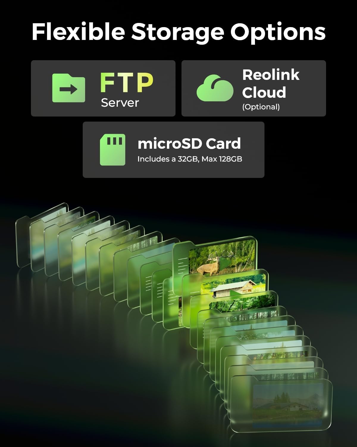 REOLINK 4K Cellular Trail Camera, 3G/4G LTE 360° True Security Camera Wireless Outdoor, Animal Recognition, No-Glow IR, Smart Motion Activated, 32GB SD+SIM Card Included, Go Ranger PT+Solar Panel 2