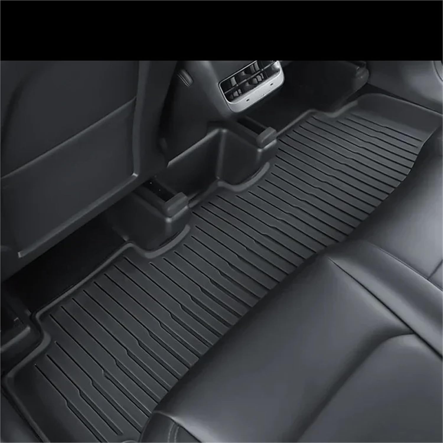 Floor Mats Compatible for Tesla Model Y 3 2017-2024 Highland Left Right Rudder All Weather TPE Non-Slip Cargo Liner Cargo Trunk Accessories(Model Y RHD)