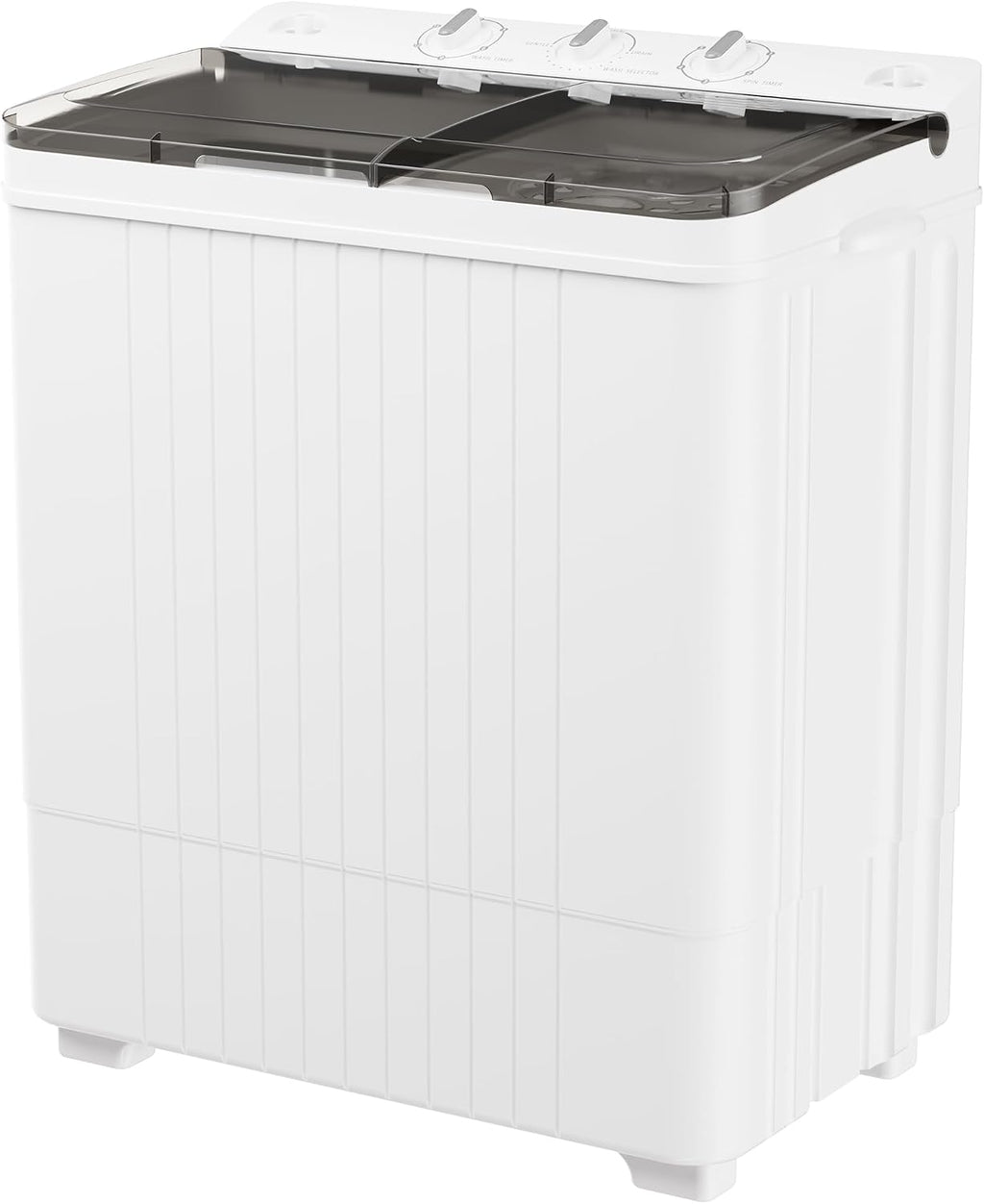 Pataku Portable Washing Machine, 28 Lbs Compact Mini Washer and Dryer Combo,Twin Tub Laundry Washer with Spin Cycle, Soaking Function Ideal for Apartment, Dorms, RVs Camping, Grey