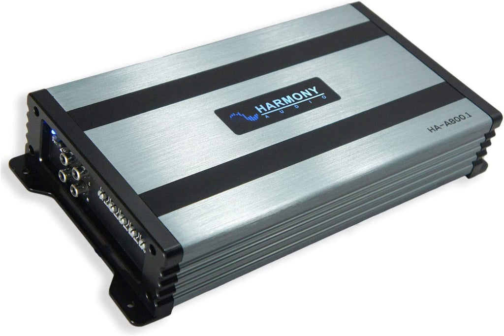Harmony Audio Compatible with 2002-2018 Dodge Ram Quad Crew Kicker Bundle CompVT CVT12 Dual 12' Sub Box Harmony HA-A800.1