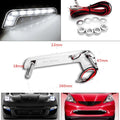 Black Headlights Headlamps with 6.25' White LED DRL Lights For 2007-2011 Chevy Aveo / 2007-2009 Pontiac Wave