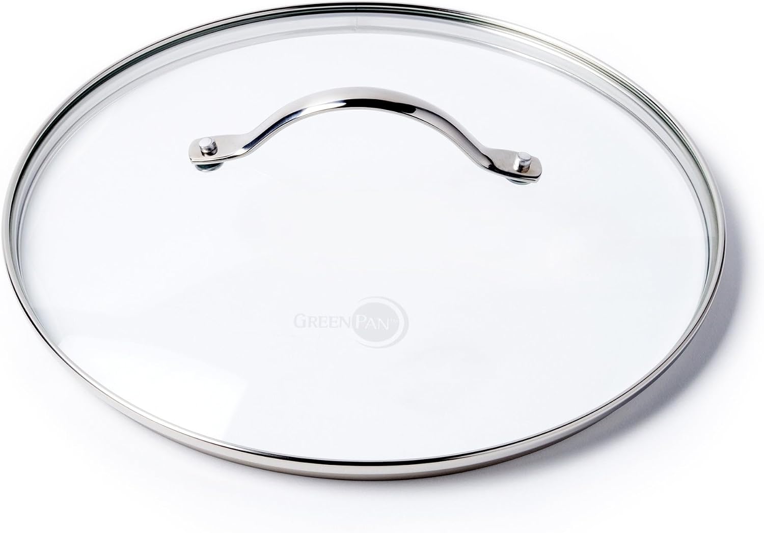 GreenPan Glass Lid with Stainless Steel Handle, 12', Silver (Pack of 6)
